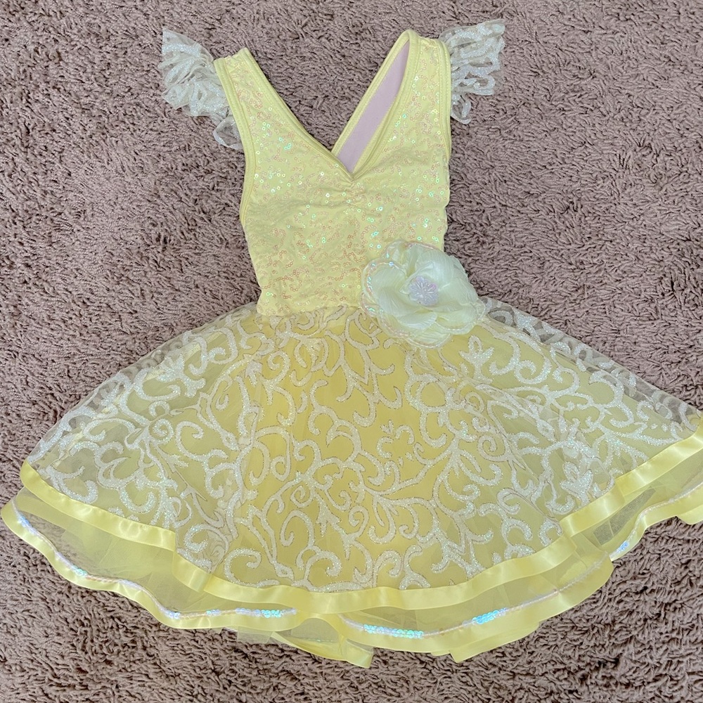 Adorable Yellow Fairy Tutu - 5-6